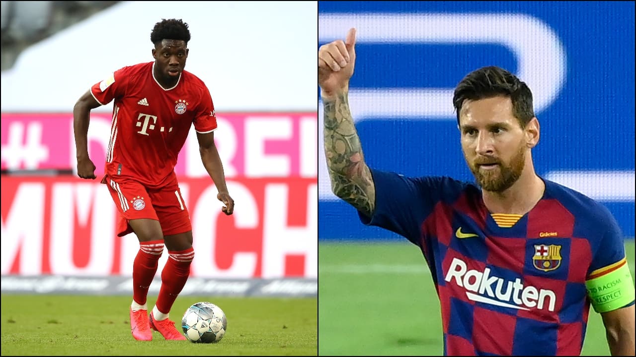 Alphonso Davies veía a Messi por TV en clase y ahora es rival