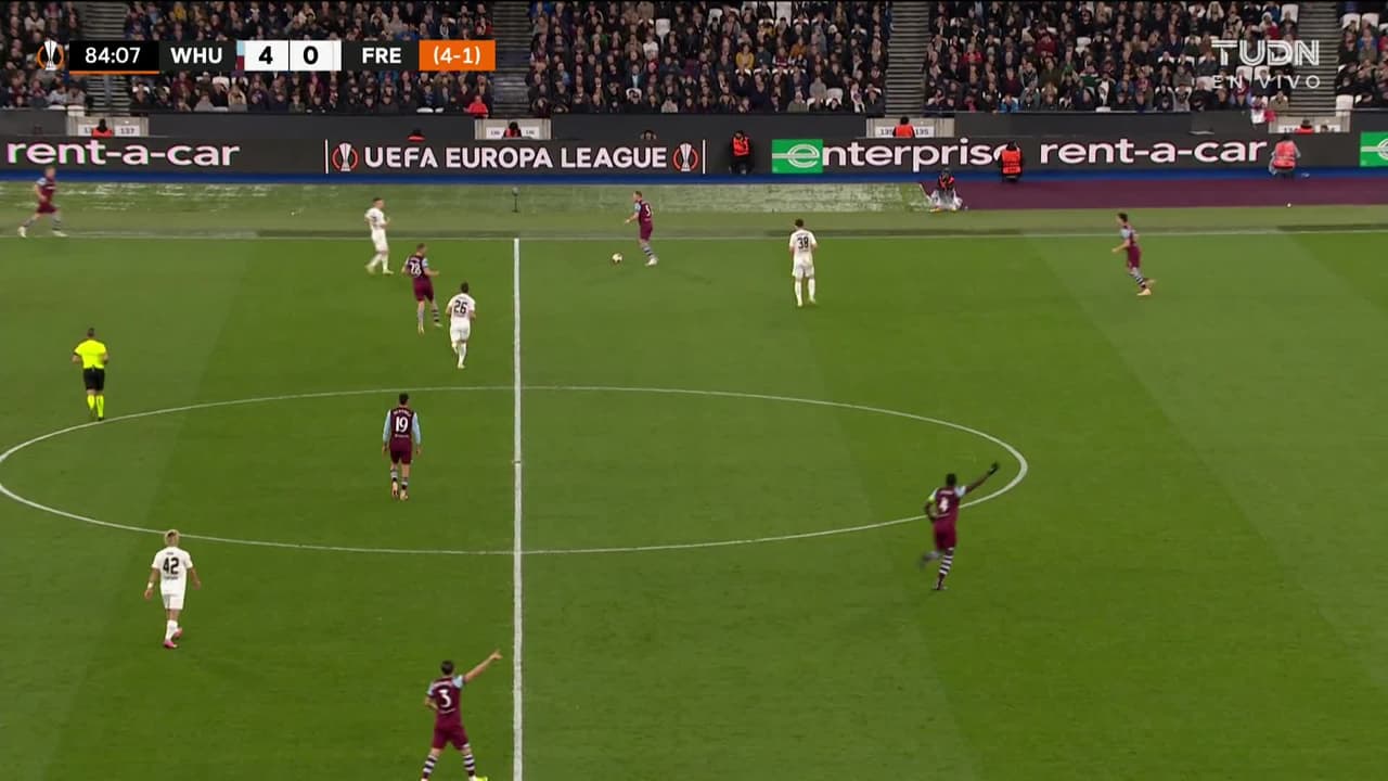 ¡GOL!  anota para West Ham United. Mohammed Kudus