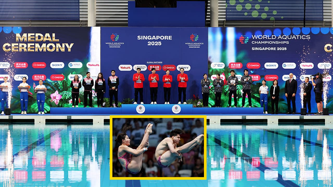 México logra medalla de plata en final de saltos en Singapur