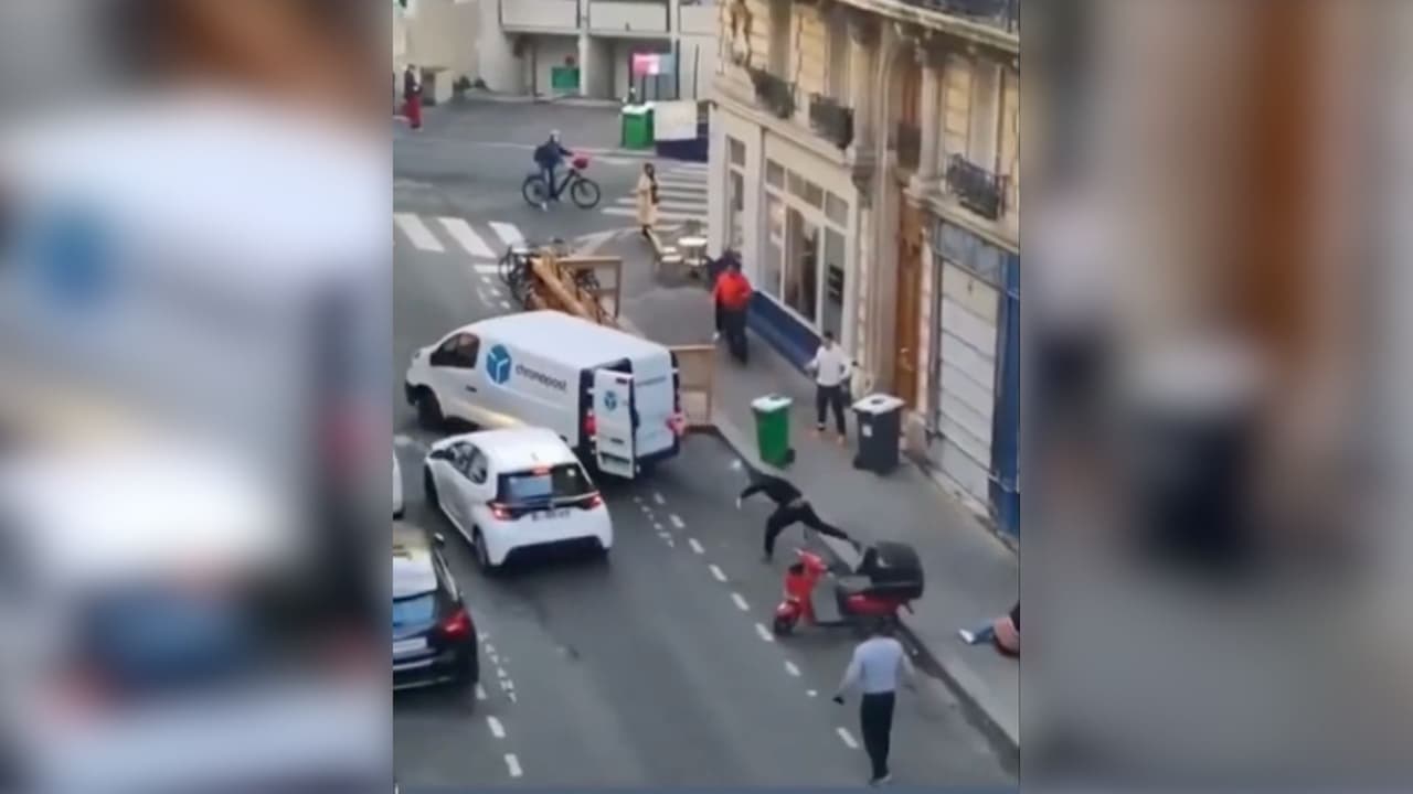 Intento de secuestro a plena luz del día queda en video: atacan a la hija y el nieto de un empresario