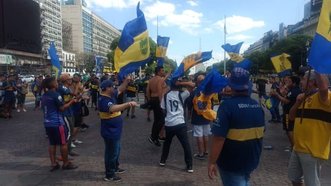 Gran ambiente en el festejo del Día del Hincha de Boca Juniors. La primera vez que se celebró fue el 12-12-12, para demostrar el orgullo de ser bostero.