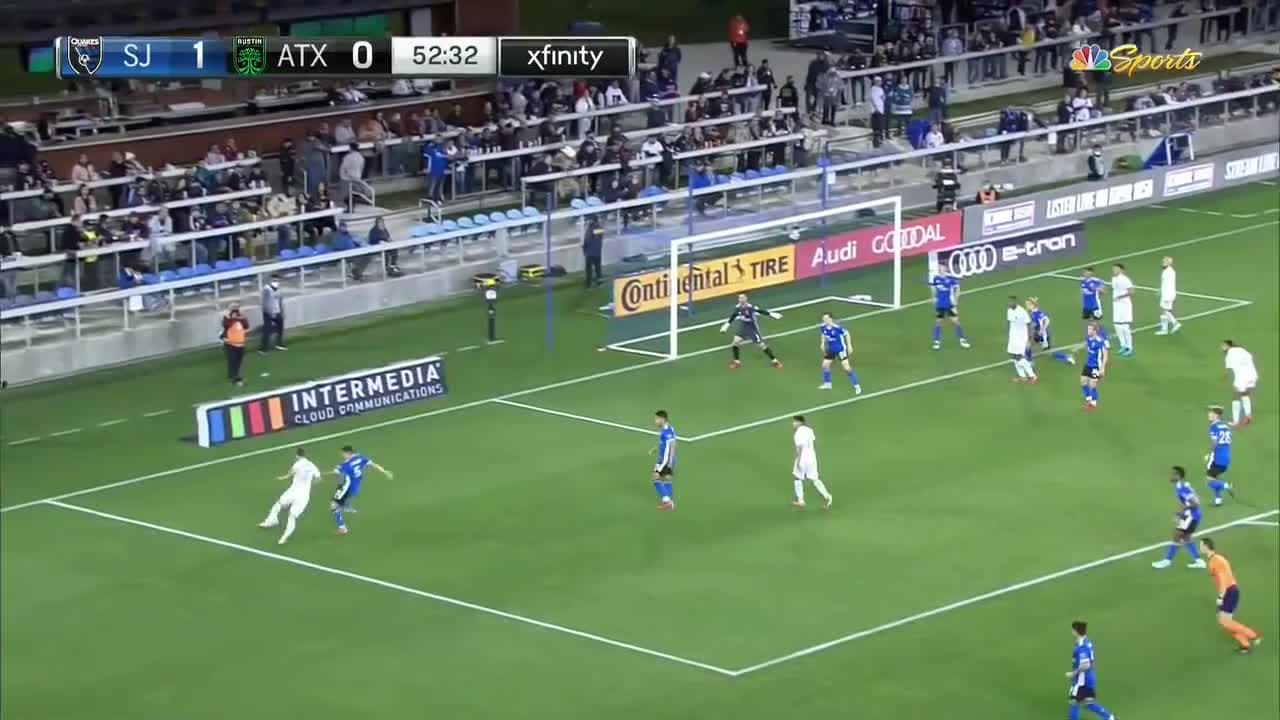 Benjamin Kikanovic rompe la defensa para ampliar la ventaja sobre Austin FC