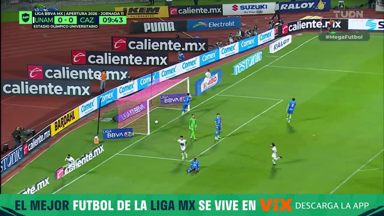¡GOOOOOOOL! - Pumas se va adelante con gol de Juninho!