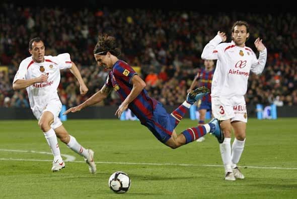 Ibrahimovic cayó dentro del área y el árbitro pitó penalti.