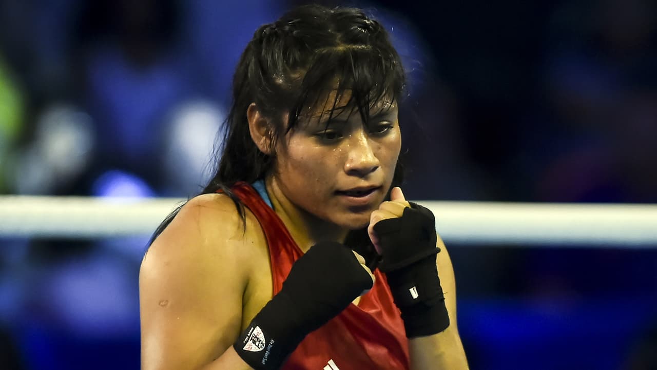 Esmeralda Falcón, durante su participación en Barranquilla 2018.