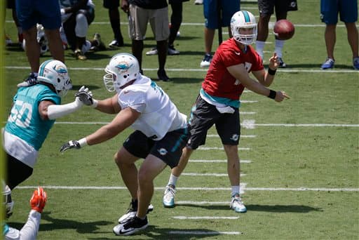 Las mejores tomas de las actividades organizadas de los Miami Dolphins rumbo a la temporada 2015 (AP-NFL).