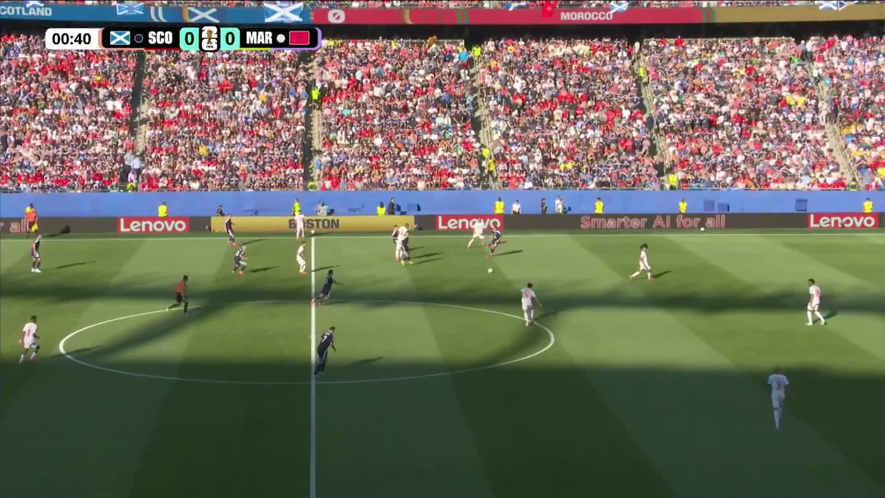 ¡GOL!  anota para Marruecos. Ismael Saibari