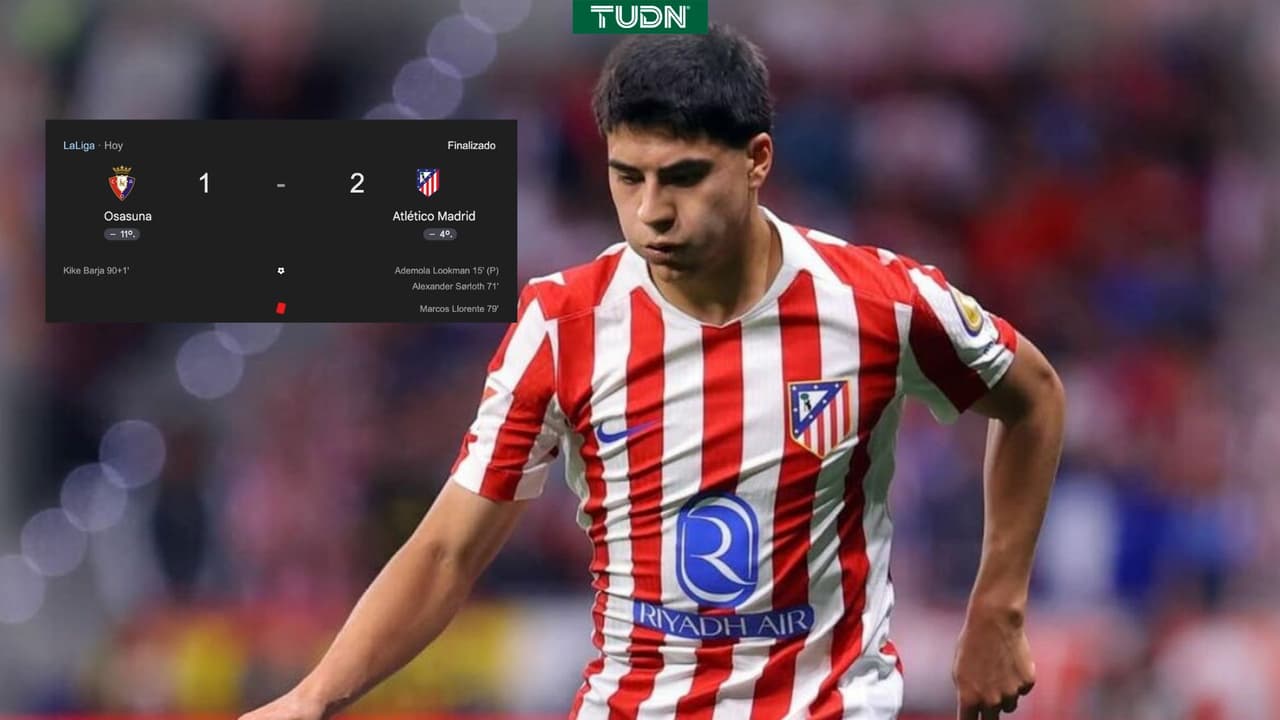 Obed Vargas, en medio de rumores de salida, juega y gana con Atlético