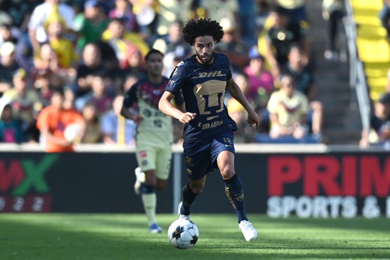 Pumas se impuso al América en partido amistoso con una gran actuación de Juan Ignacio Dinenno, quien hizo un doblete.