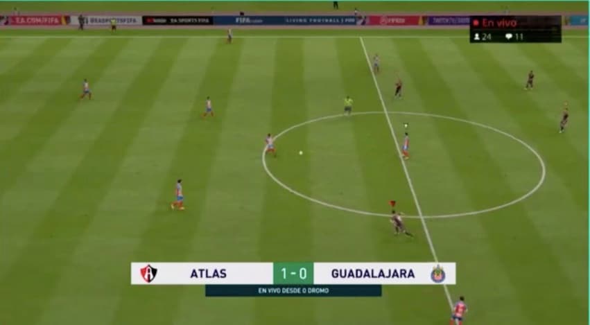 Fernando Beltrán se puso las ìlas en el segundo tiempo y consiguió el gol del empate para dividir los puntos.