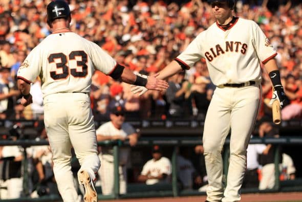 Rowand (33) timbró en la quinta la carrera que selló el triunfo con el hit de Freddy Sánchez.