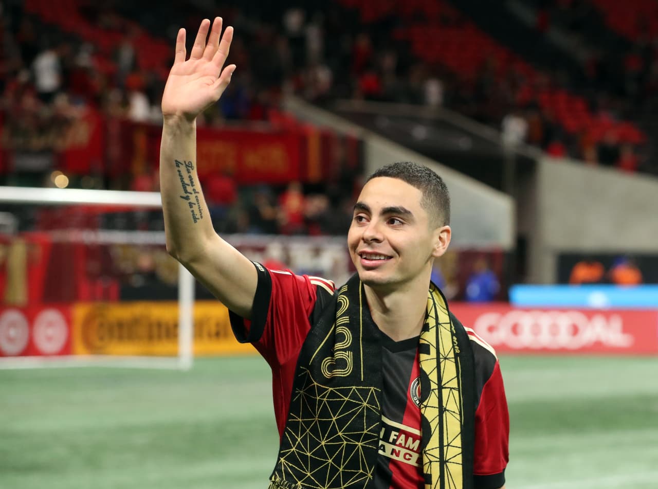 Talento inigualable, pretendido por media Premier League, Miguel Almirón (Paraguay) es el gran sello de calidad del equipo rojinegro. (USA Today Images)