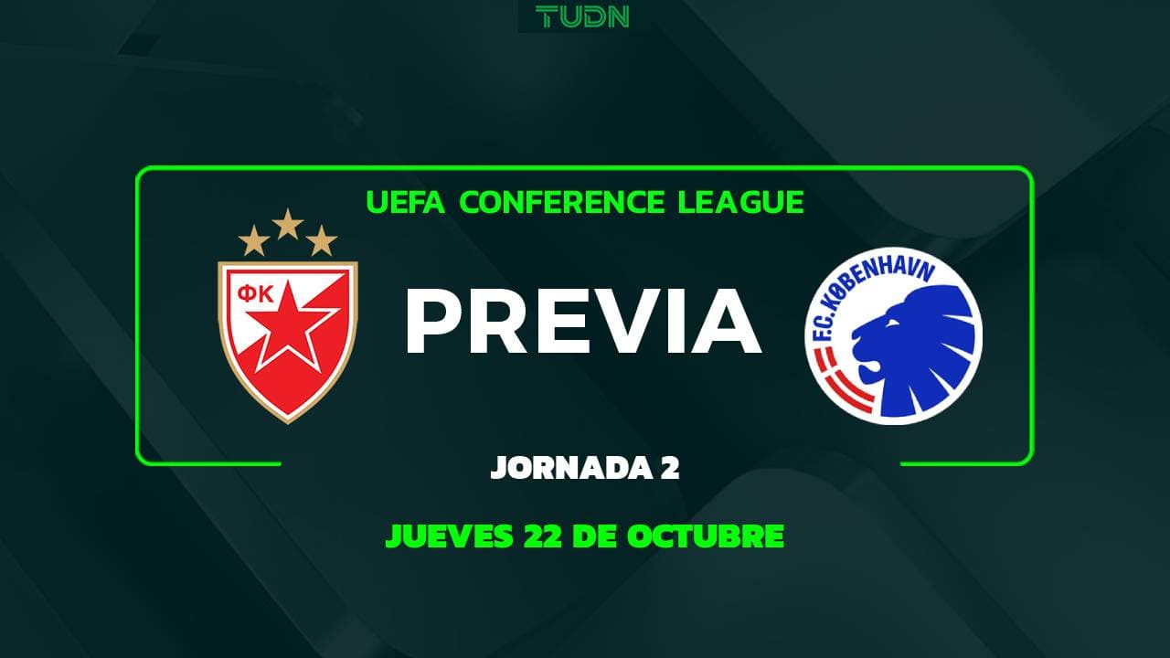A qué hora y dónde ver el Estrella Roja vs. Copenhague de Jornada Doble