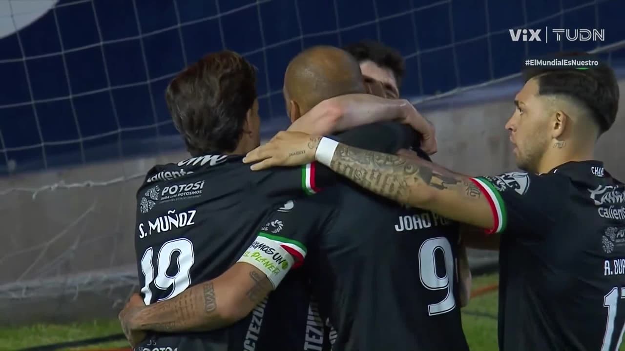 ¡Leonardo Flores abre el marcador en San Luis! A pase de Joao Pedro