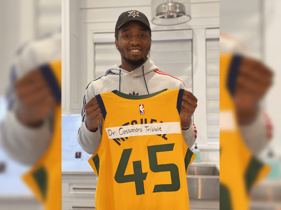 Donovan Mitchell, jugador de la NBA.