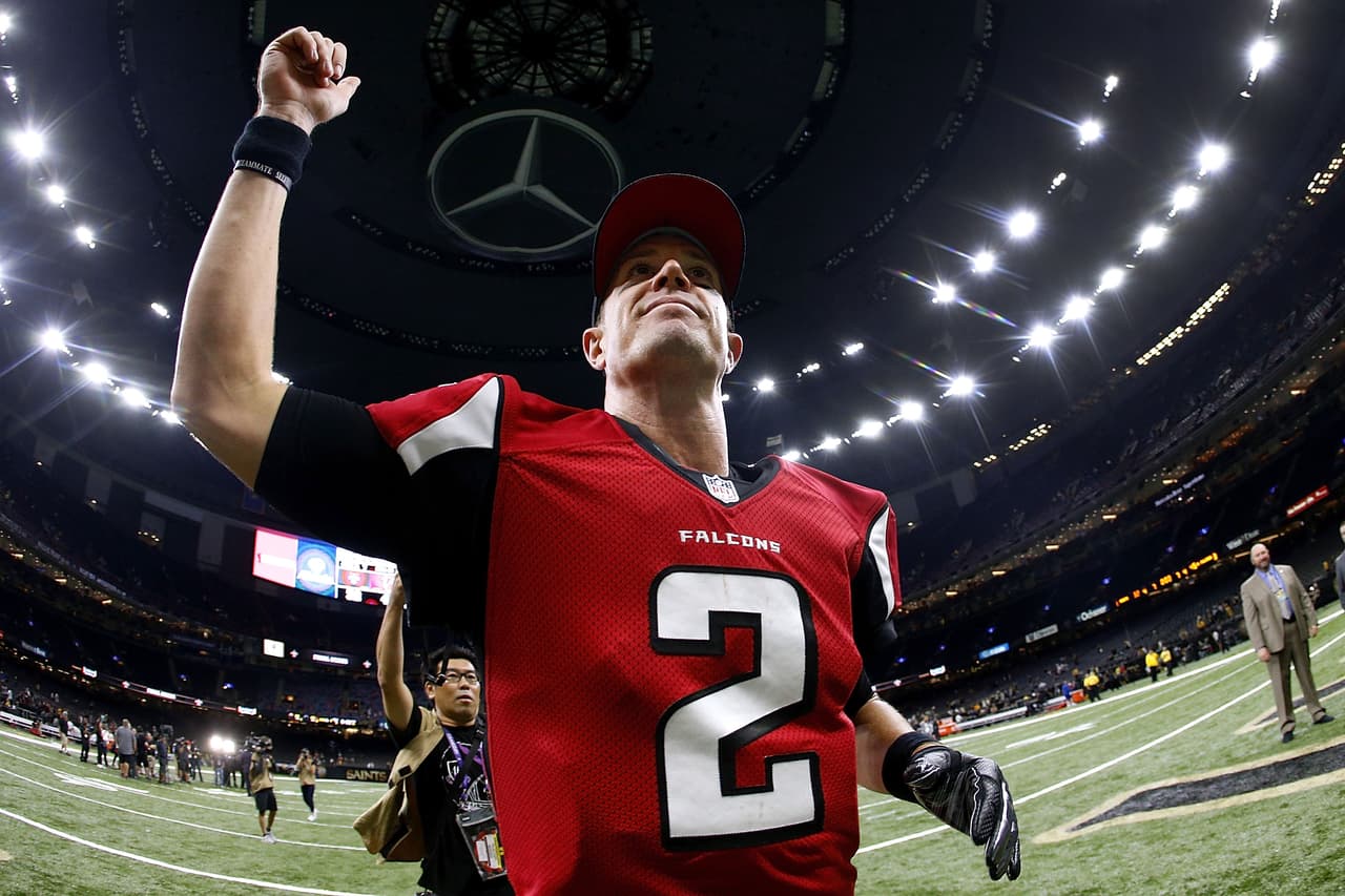 El juego de Lunes por la Noche en el Superdome de New Orleans fue para los Falcons de Matt Ryan.