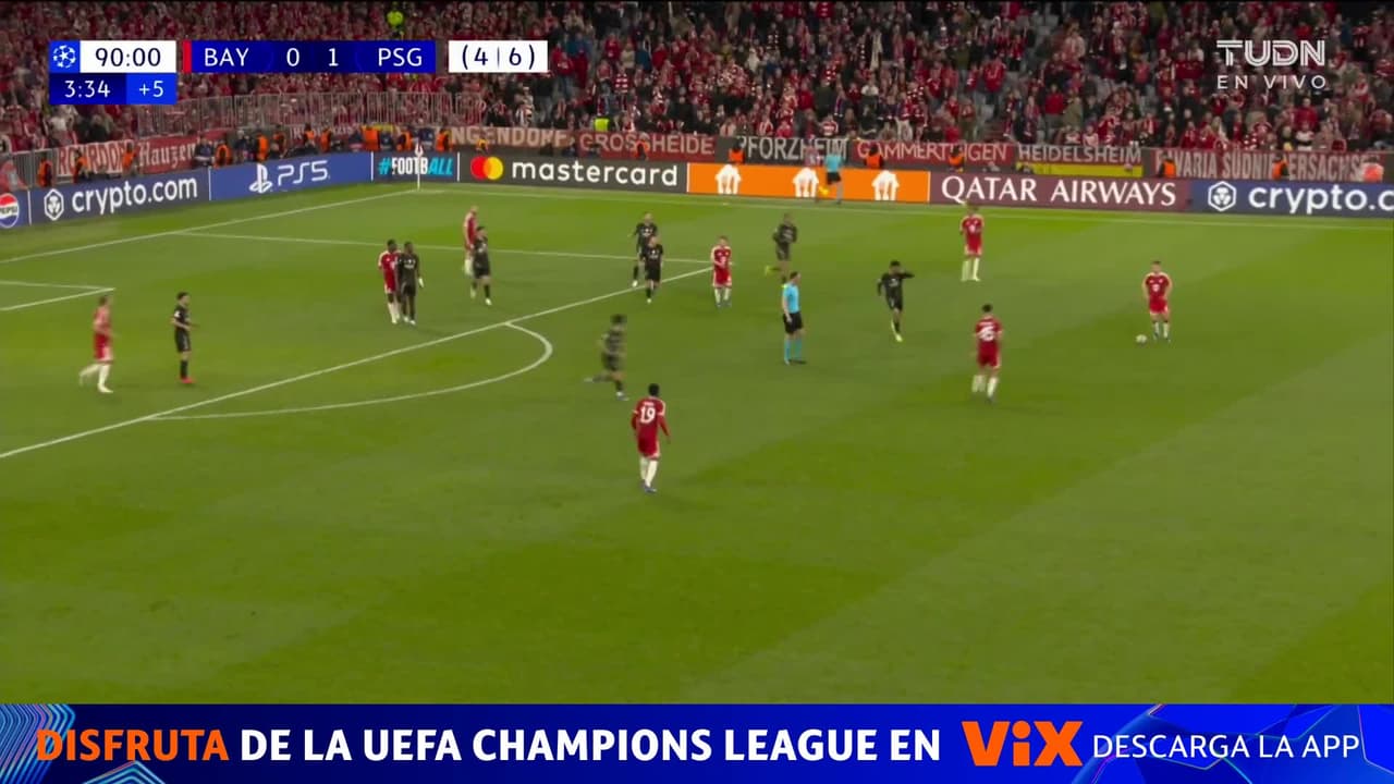 ¡Gol del Bayern! Harry Kane anota al minuto 93 del partido