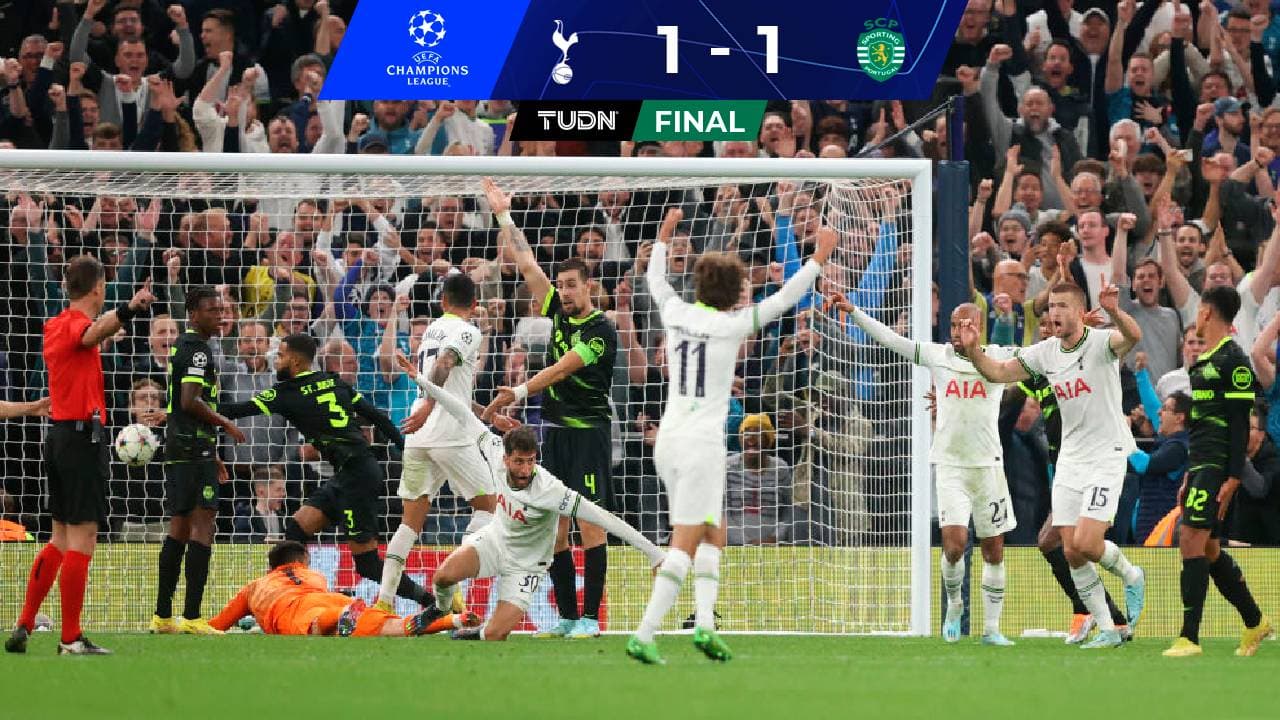 Tottenham iguala con el Sporting y sigue líder del grupo D