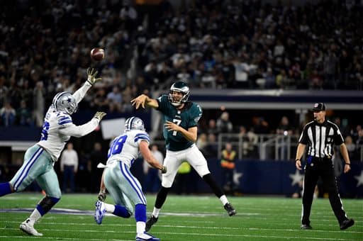 Drama en todo momento se vivió en el juego en que los Eagles derrotaron en tiempo extra a los Cowboys 33-27. Aquí las mejores tomas del duelo.