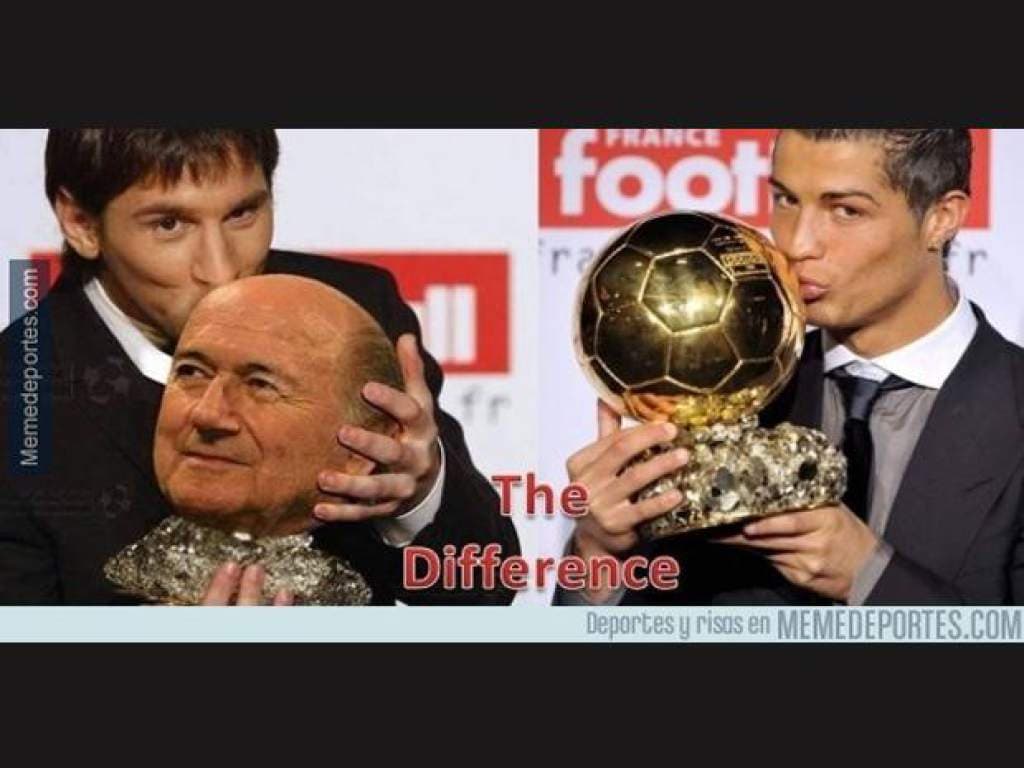 Memes ronaldo balon de oro