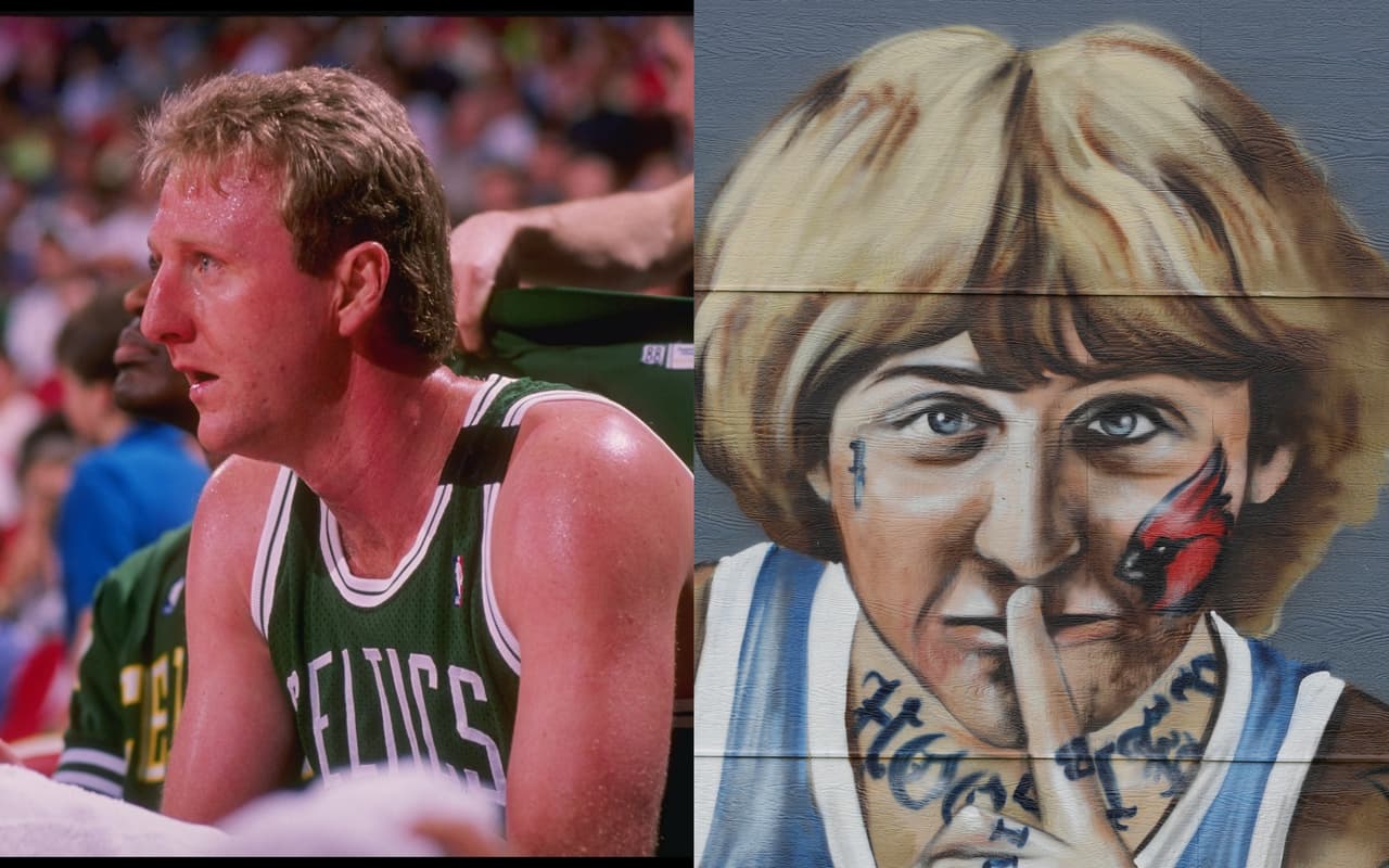 Modificarán un mural en honor a Larry Bird por este motivo