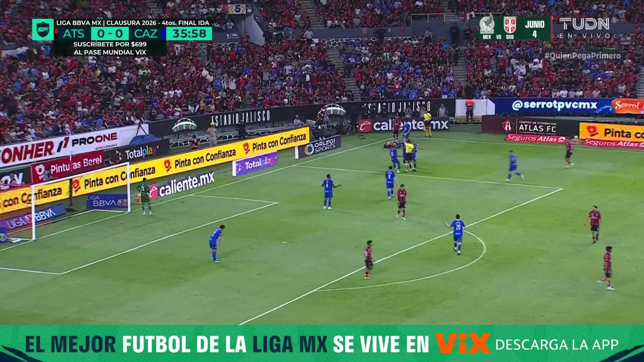 ¡Campos se pinta de amarillo! Dura entrada de Campos sobre Ramírez y el jugador de La Máquina es amonestado