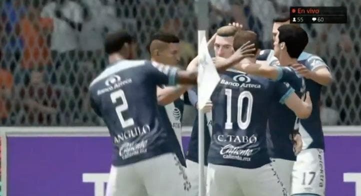 <b>4.- Puebla</b>
<br>Puebla 3-0 América | Con un Hat Trick del representante del Puebla Santiago Ormeño, Puebla golea y se queda con los tres puntos en su debut de la eLiga.