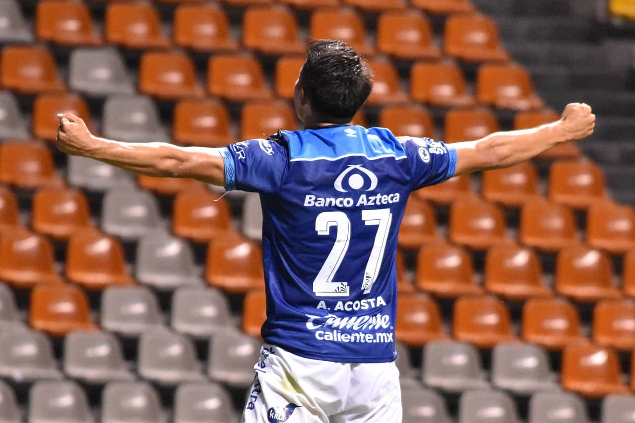Como poblano su primer gol también llegó frente al León, equipo que se le da muy bien.