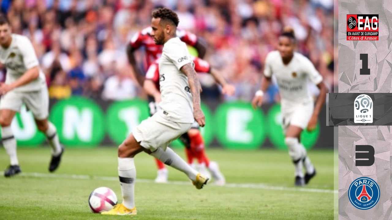 El PSG le da la voltereta al Guingamp de la mano de Neymar y Mbappé