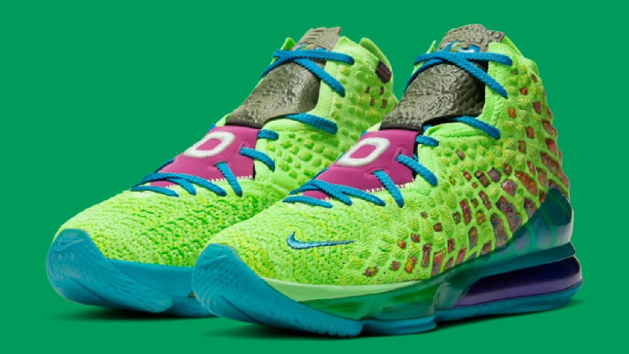 Durante la primera mitad del último All-Star, LeBron presumió los LeBron 17 "Mr. Swackhammer".