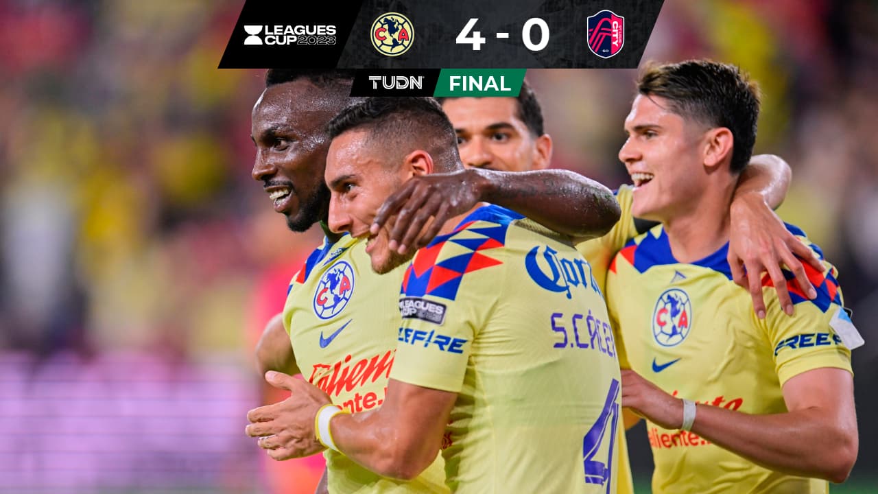 ¡Vuelo de Águila! América golea a St. Louis en debut y avanza en Leagues Cup