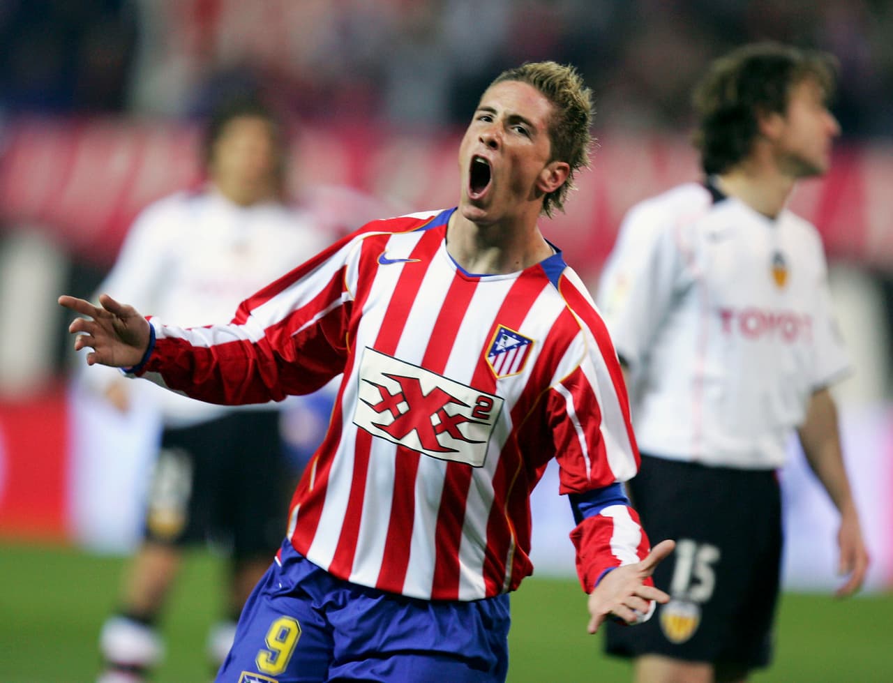 Fernando Torres debutó con 17 años en el 2001 con su amado Atlético de Madrid. Hizo todas las inferiores desde el equipo cadete.