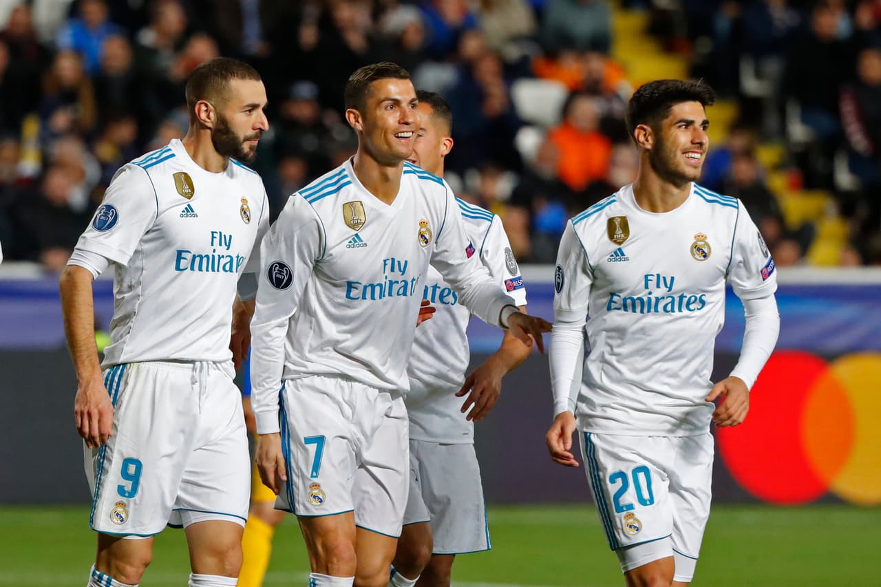 Ya en el segundo tiempo, el turno de figurar fue para CR7, que puso el 5-0 al minuto 49 con un gran cabezazo entre la defensa local.