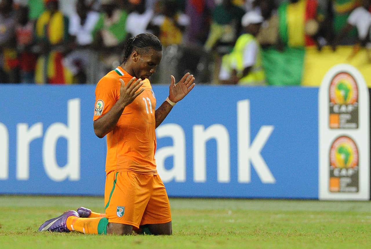 Didier Drogba (Costa de Marfil) - el delantero no solo ha sido héroe en su país por interceder para acabar con la guerra civil, sino que además ha fijado en su vida el objetivo de ser mejor persona a través del catolicismo.