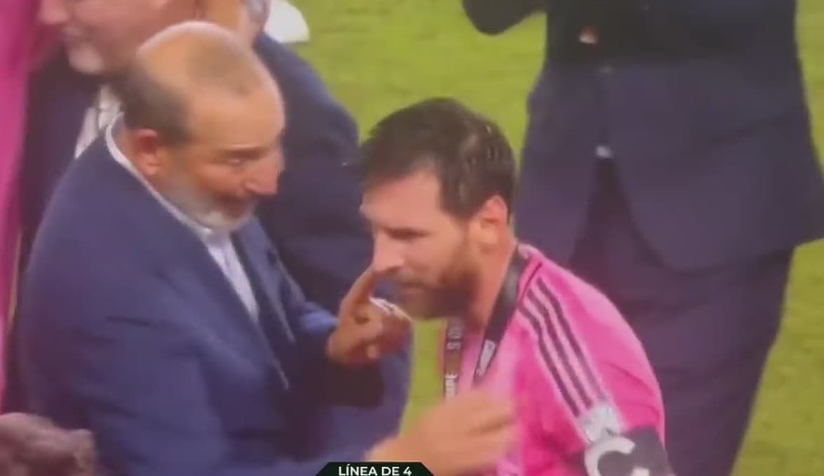 "Conmigo no": Messi es captado con fuerte enojo tras ganar a Cruz Azul