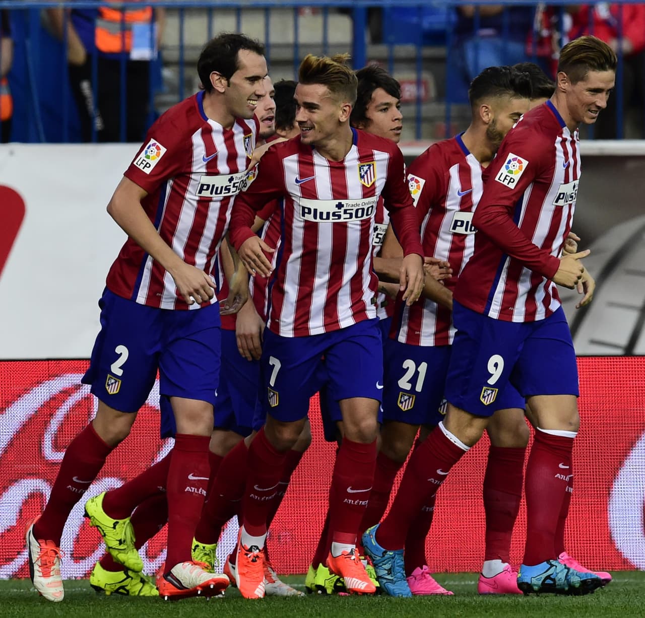 Antoine Griezmann hizo los dos goles del Atlético ante Getafe.