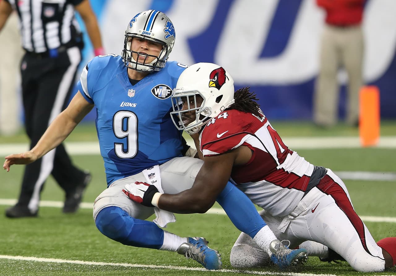 Una verdadera pesadilla para Matthew Staford fue el partido que los Lions perdieron 42-17 ante los Cardinals.