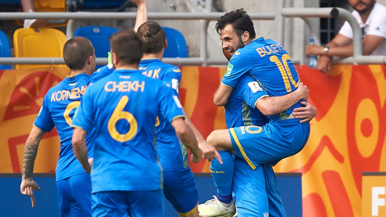 En fotos: con suspenso, Ucrania derrotó por 1-0 a Italia y se metió en la Final del Mundial Sub-20