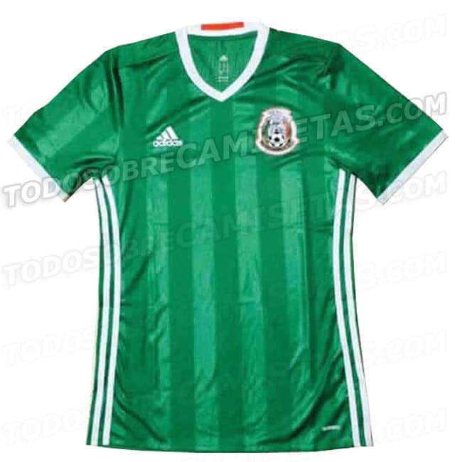 La posible playera que ocupará el Tri en 2016