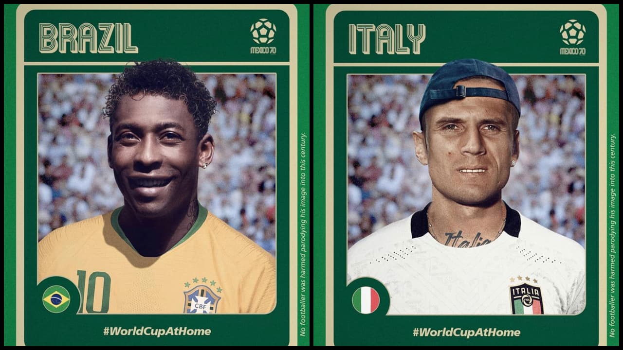 Si los futbolistas que disputaron el Mundial en México 1970 estuvieran 'a la moda' como loos jugadores actuales, así se verían ¡Qué diferencia!