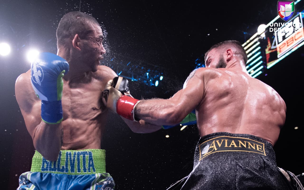 En una pelea emocionante, Caleb Plant logró despojar a José Uzcátegui de su cetro supermedio de la FIB en Los Ángeles tras noquear en dos ocasiones al entonces campeón venezolano.