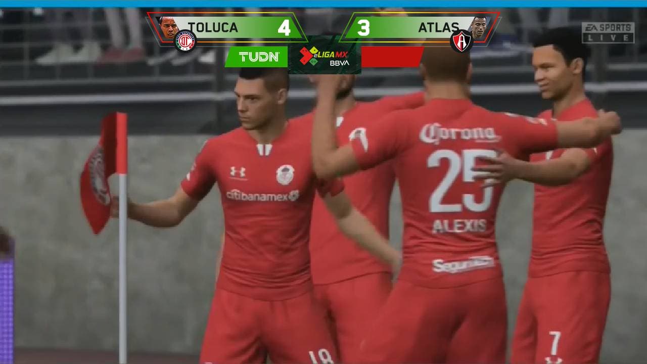 Con 'póker' de Leo Fernández, Toluca venció al Atlas