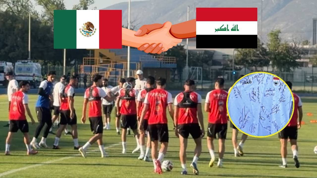 Irak y el gesto que tuvo con autoridades en México en busca del Mundial 2026
