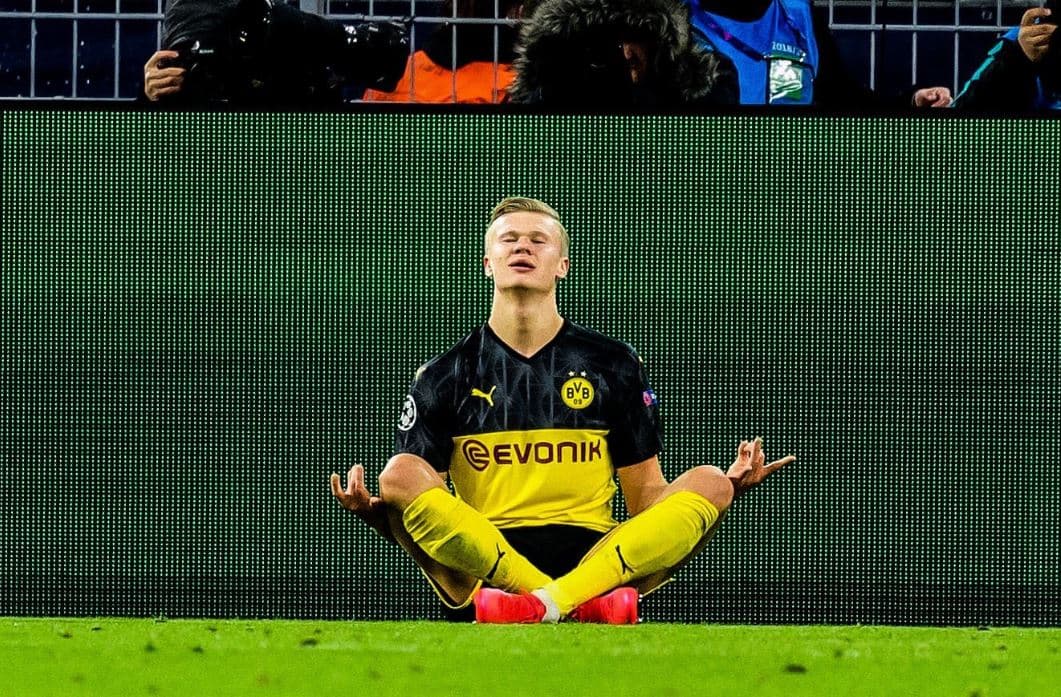 Haaland tiene mejores números que Messi y CR7 en Champions