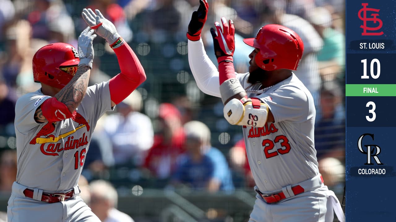 Cardinals derrotan a Rockies con tablazos de Fowler y Wong