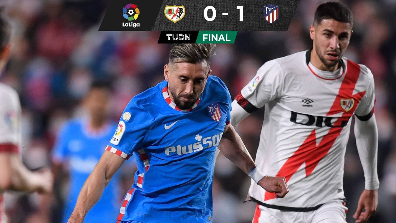 Atlético vence al Rayo y se mantiene en tercero de LaLiga