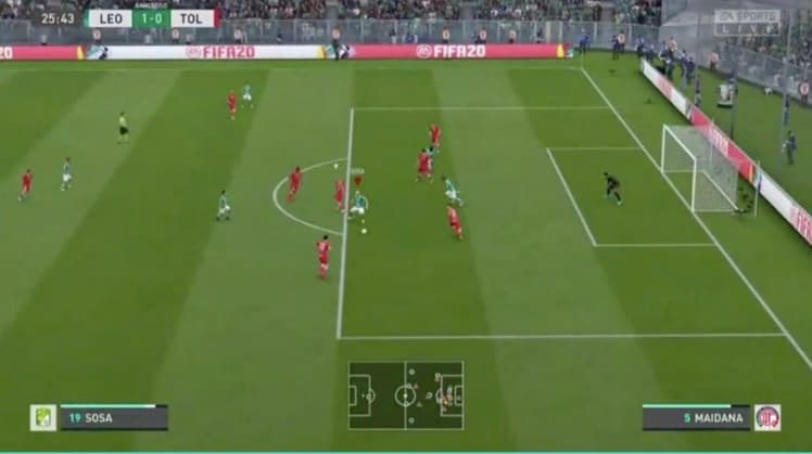 Con un control total desde el inicio del partido, Nicolás Sosa logra vencer al Toluca de Felipe Pardo y se enfrentarán a la Águilas del América en la final de la eLiga MX.