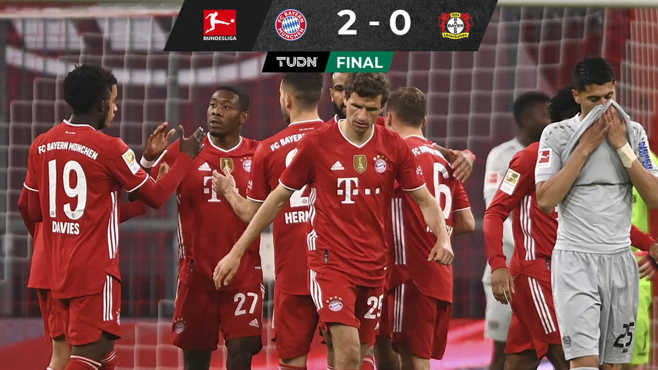 Bayern vence al Leverkusen y aumenta su ventaja en la cima