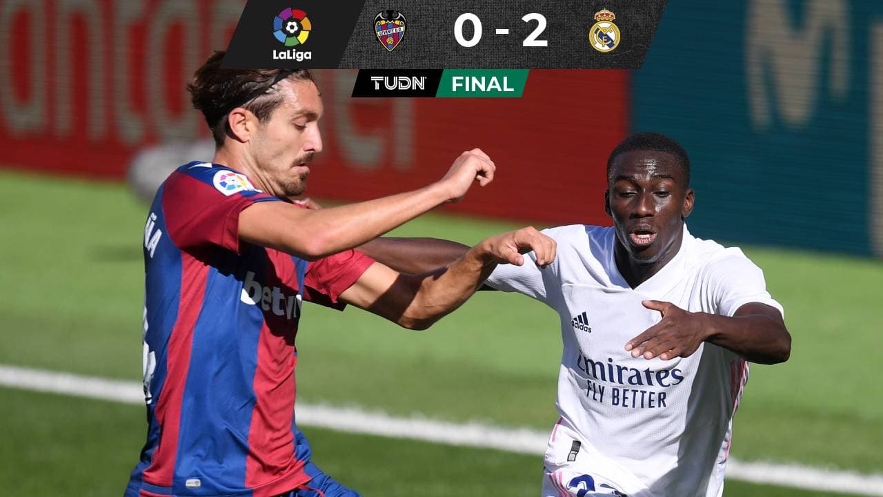 Real Madrid venció al Levante por el liderato de LaLiga