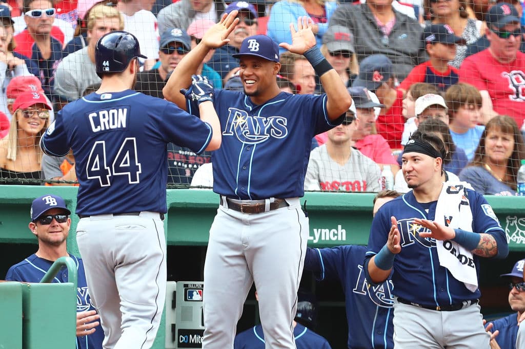 Los Tampa Bay Rays jugaron de visitante en Fenway Park y superaron 2-0 a los Medias Rojas de Boston en el último partido de su serie.